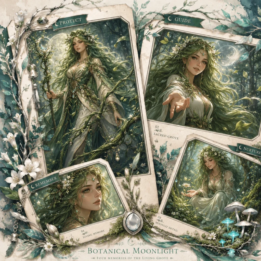 Botanical Moonlight Memory Collage(2)
