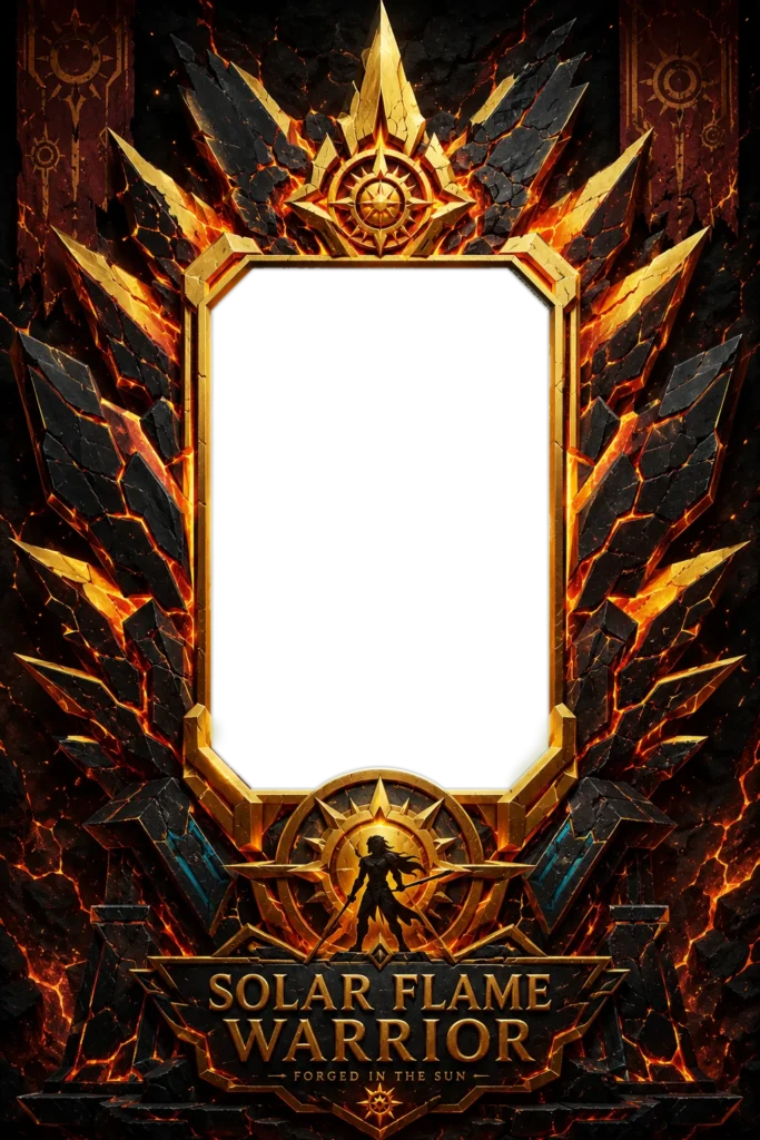 Solar Flame Warrior Card