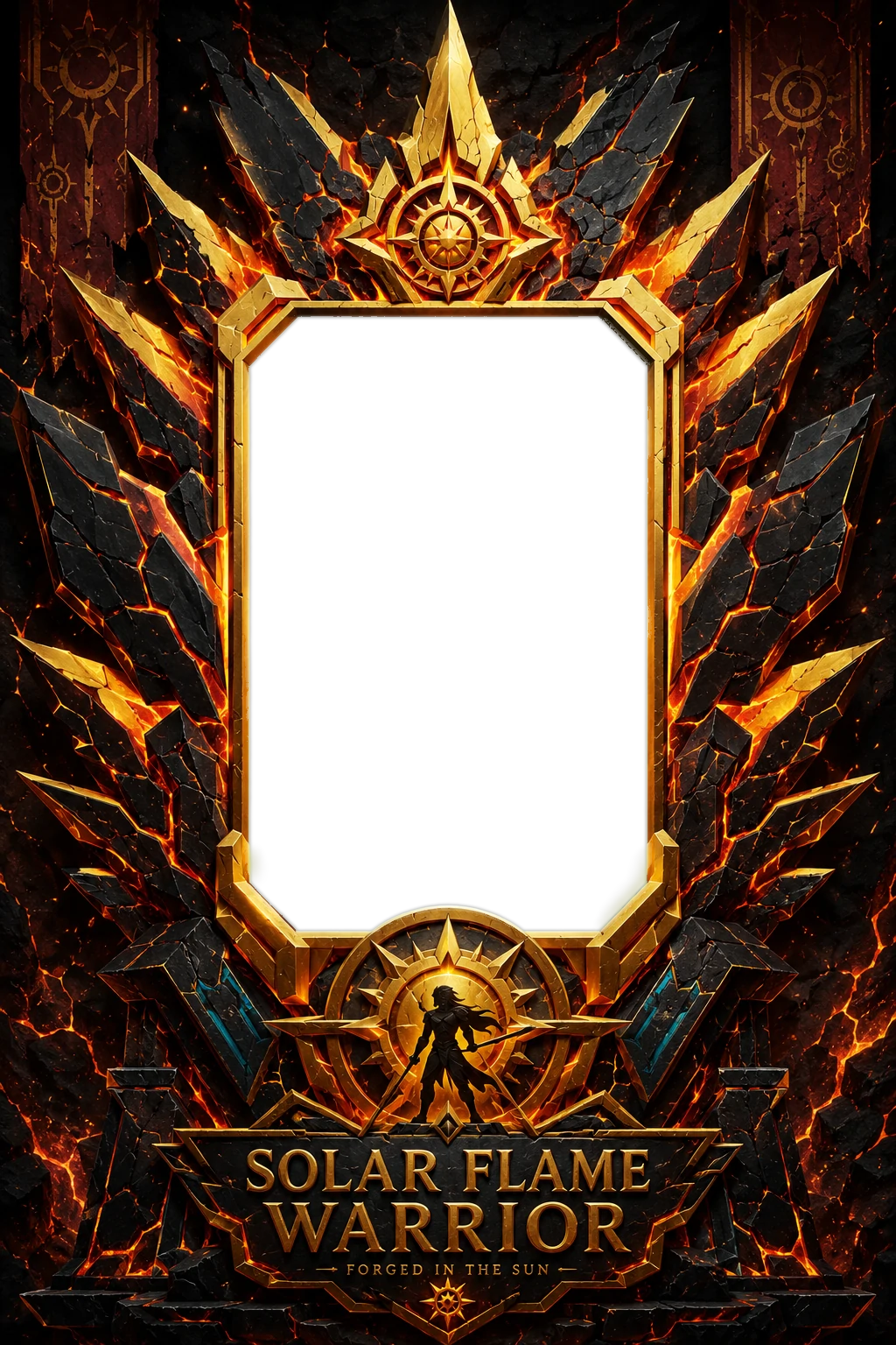 Solar Flame Warrior Card