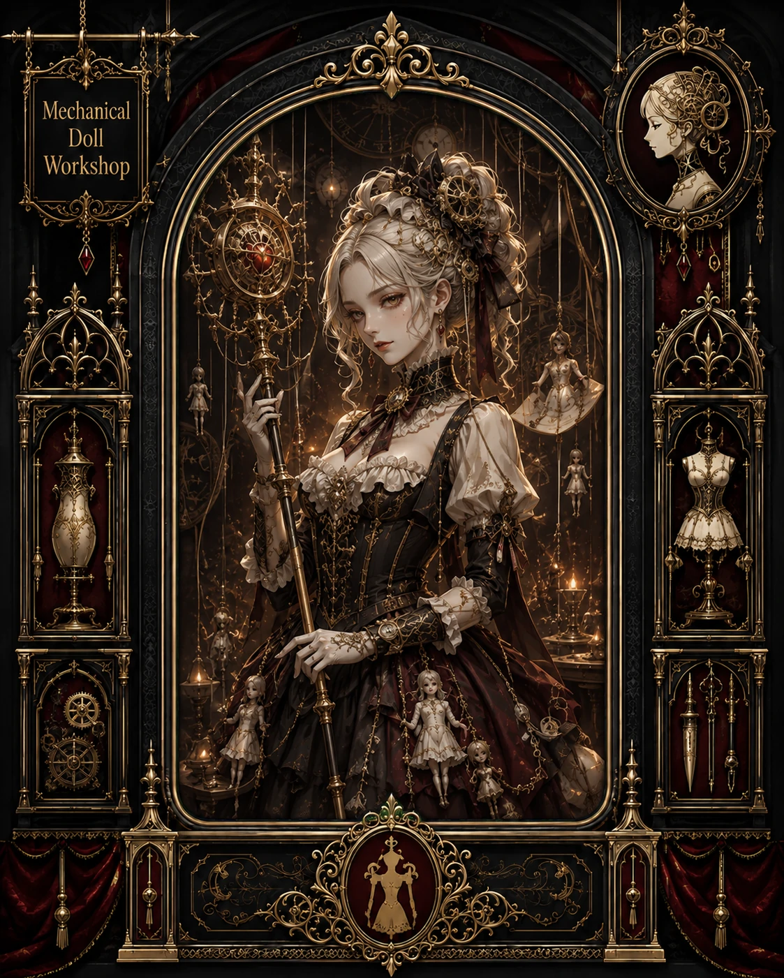 Mechanical Doll Workshop Portrait