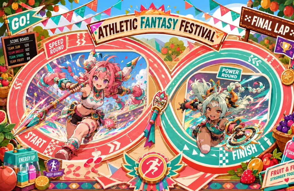Colorful Athletic Festival Frame(1)