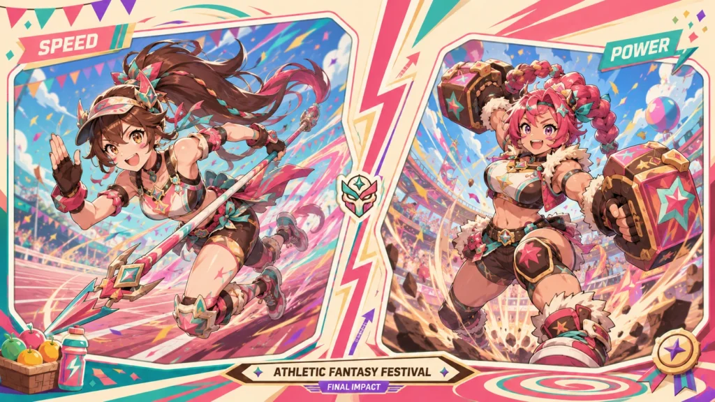 Colorful Athletic Festival Frame(2)