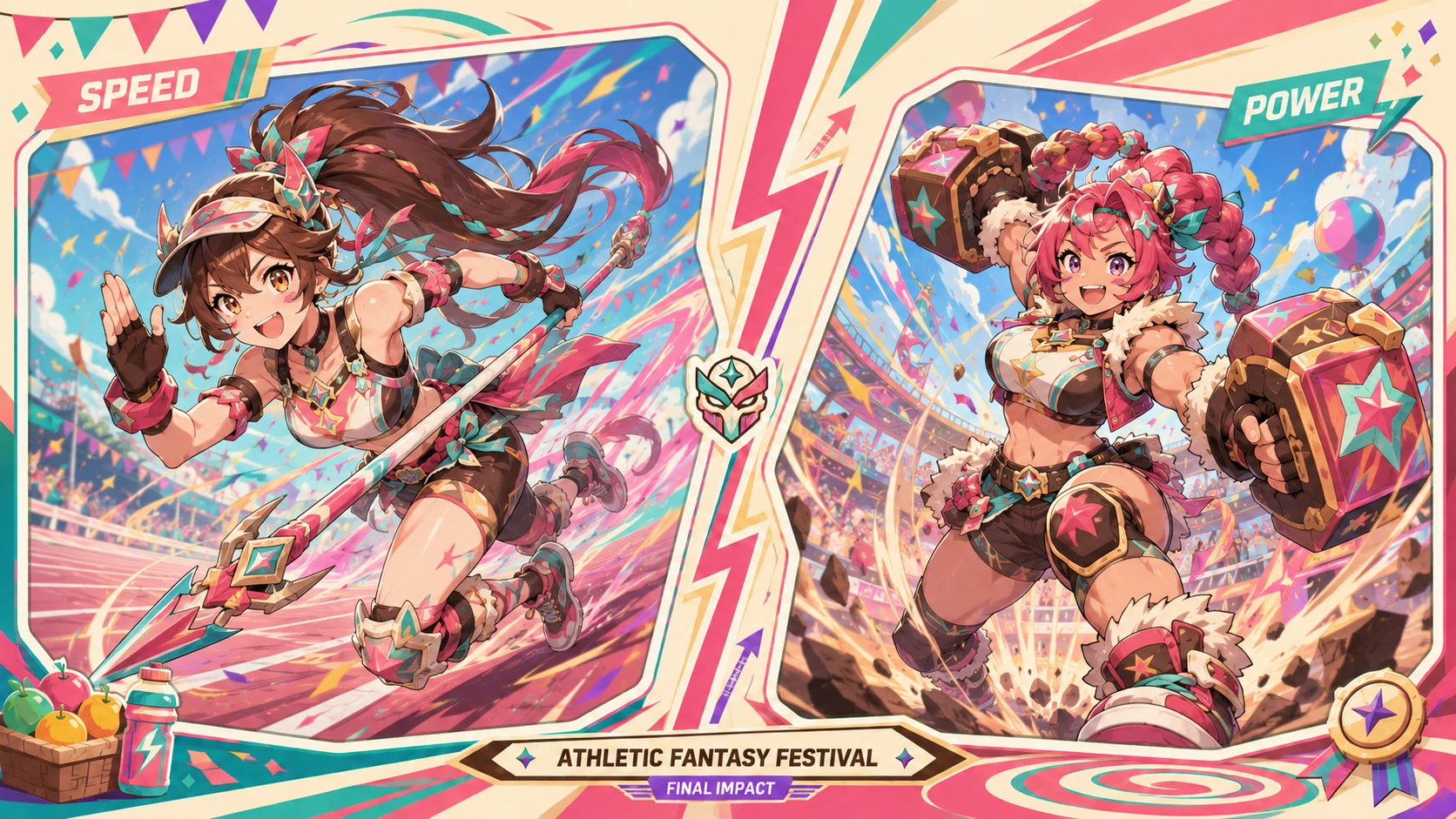 Colorful Athletic Festival Frame(2)