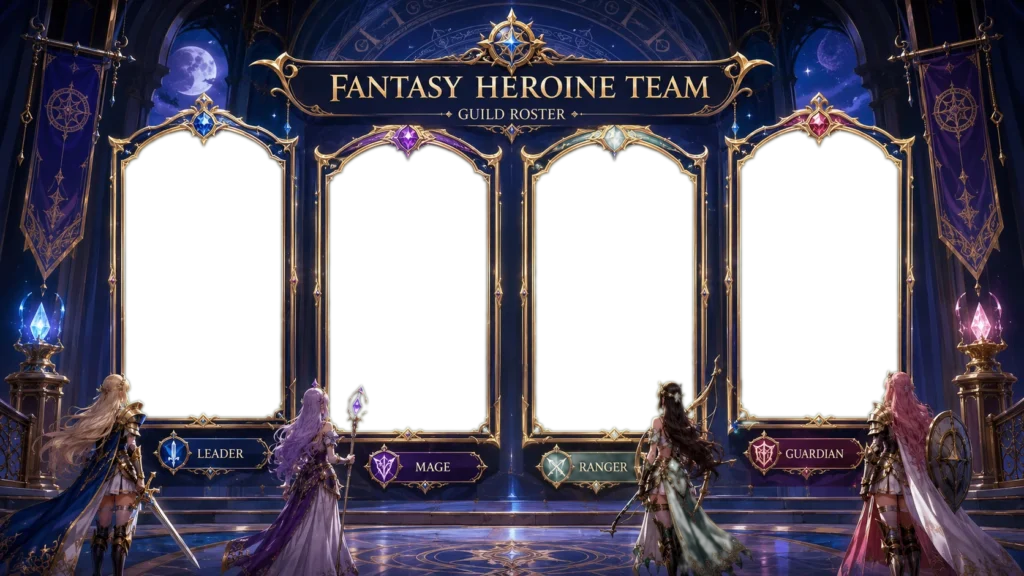 Fantasy Heroine Team Roster