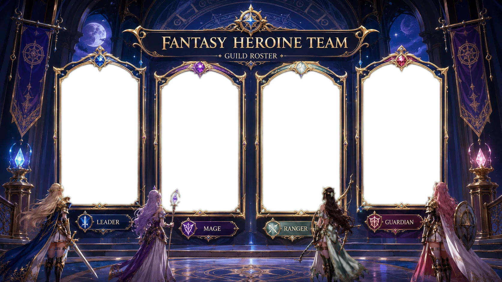 Fantasy Heroine Team Roster