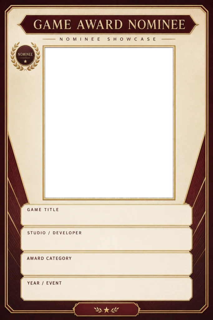 Game Award Nominee Showcase Card