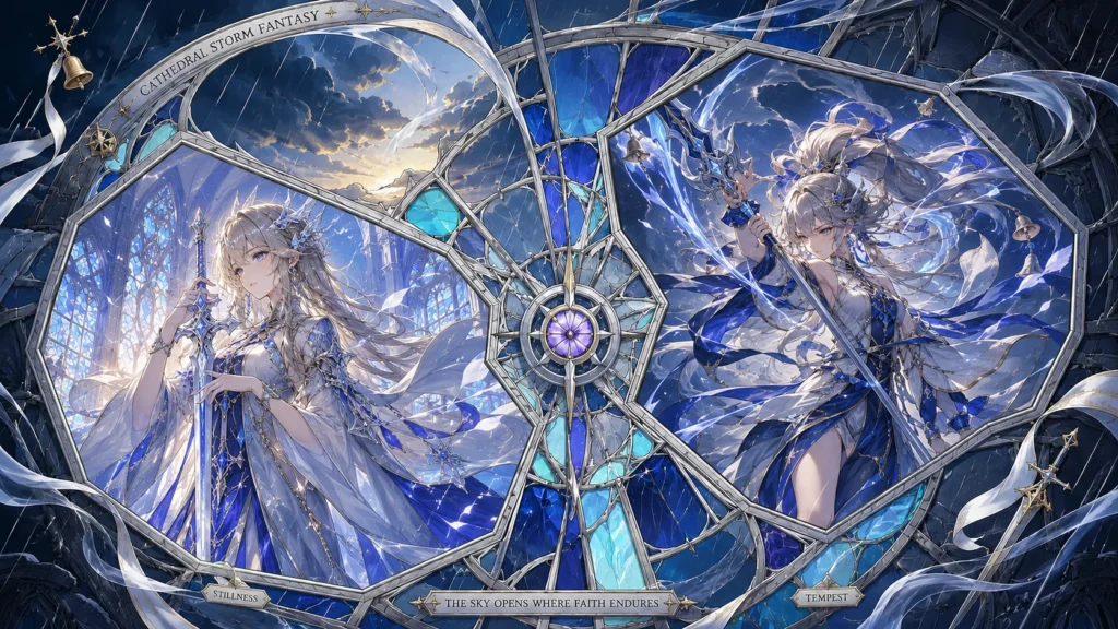 Cathedral Storm Fantasy Frame