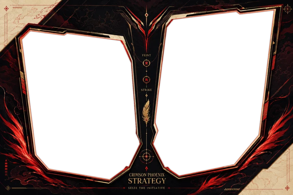 Crimson Phoenix Strategy Frame