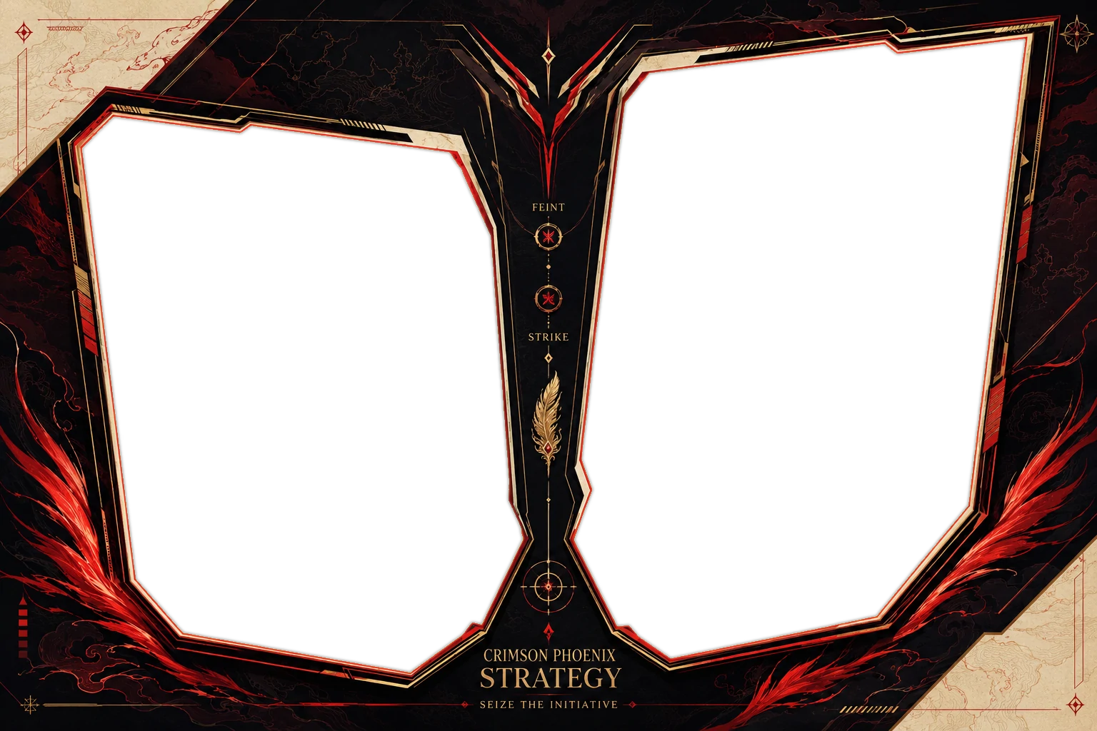 Crimson Phoenix Strategy Frame