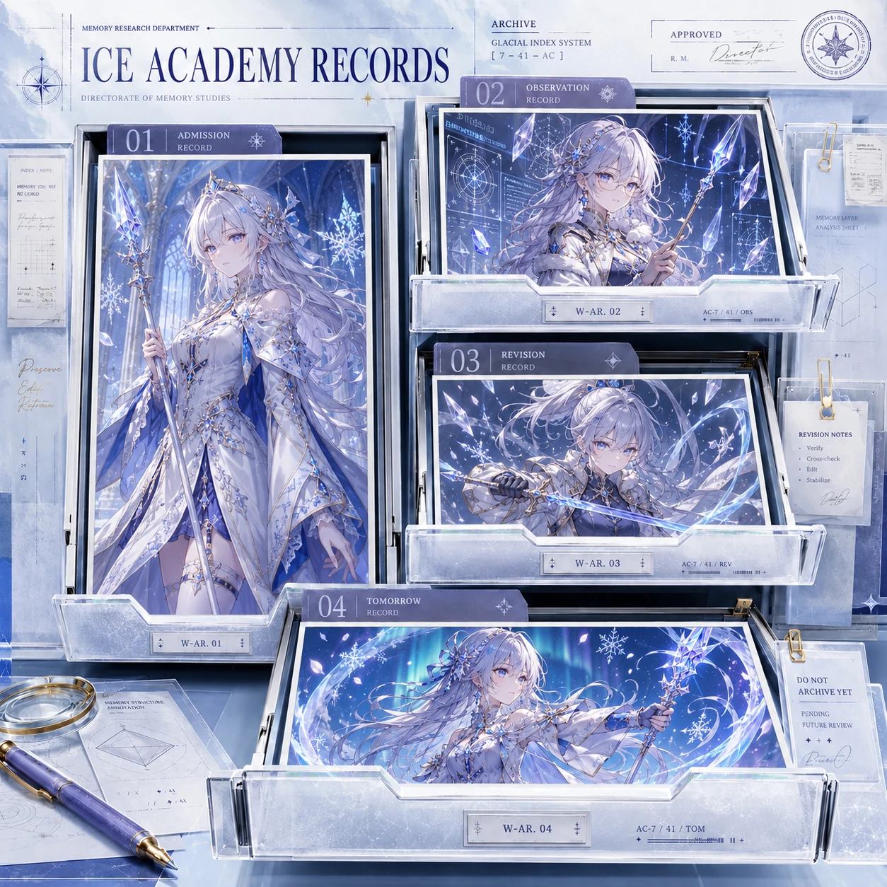 Ice Academy Record Collage
