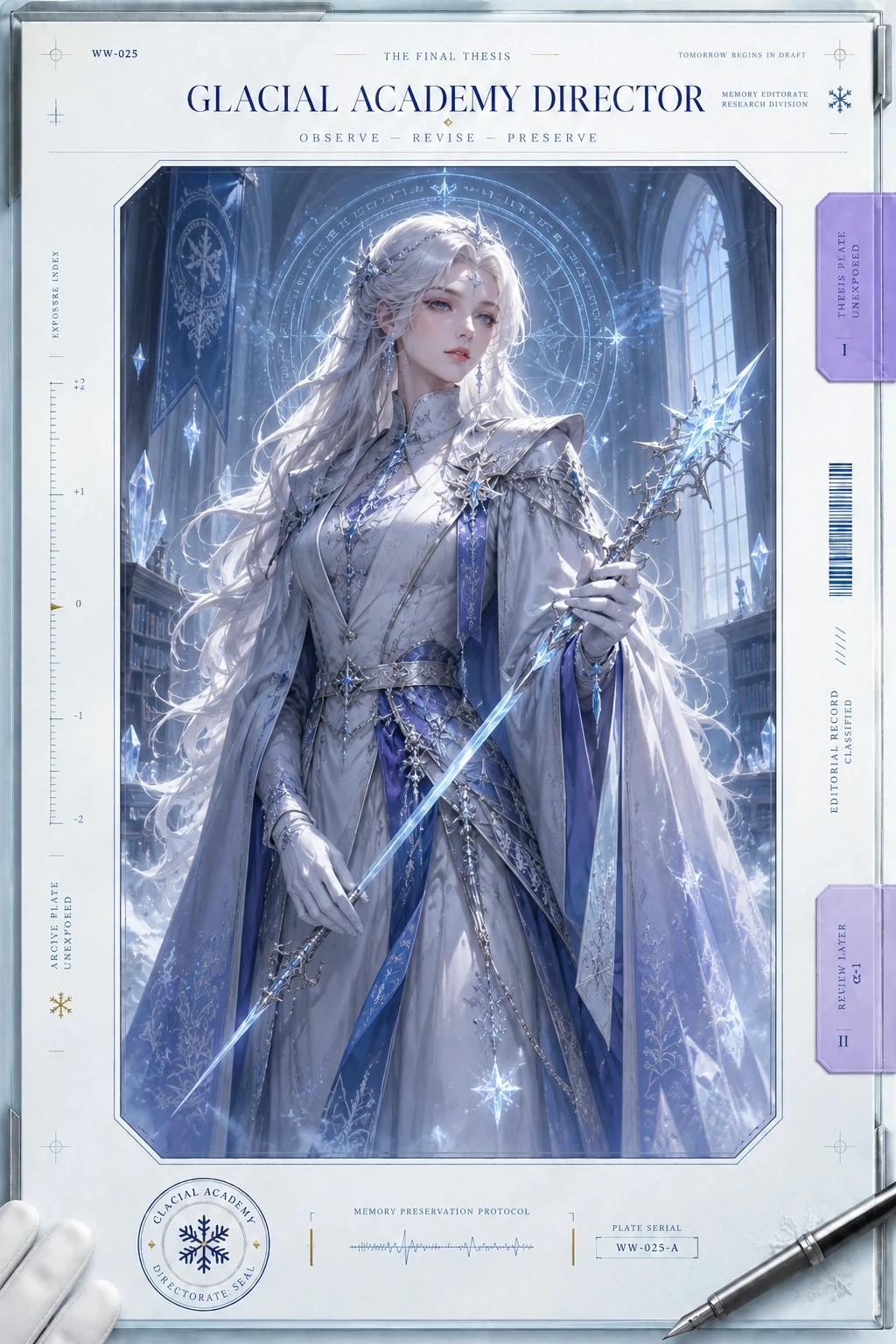 Glacial Academy Director Card