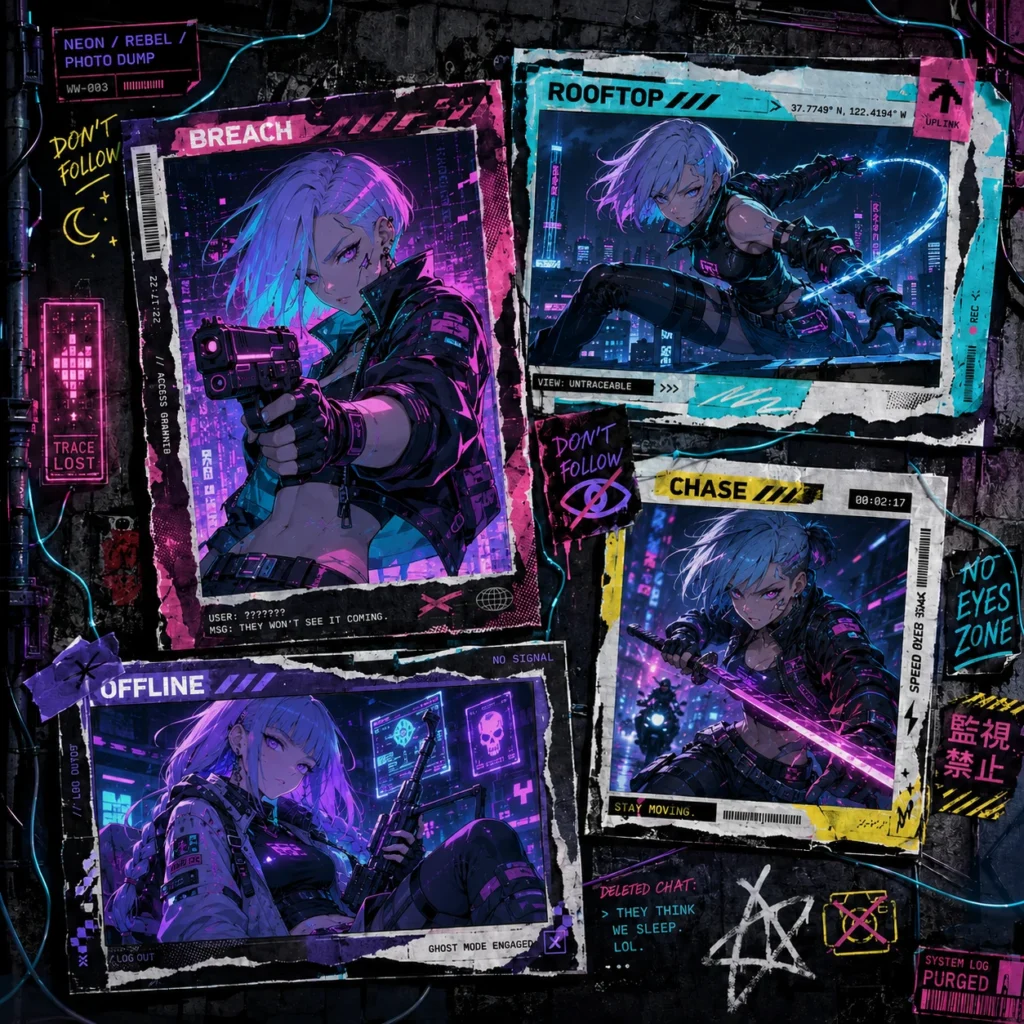 Neon Rebel Photo Dump