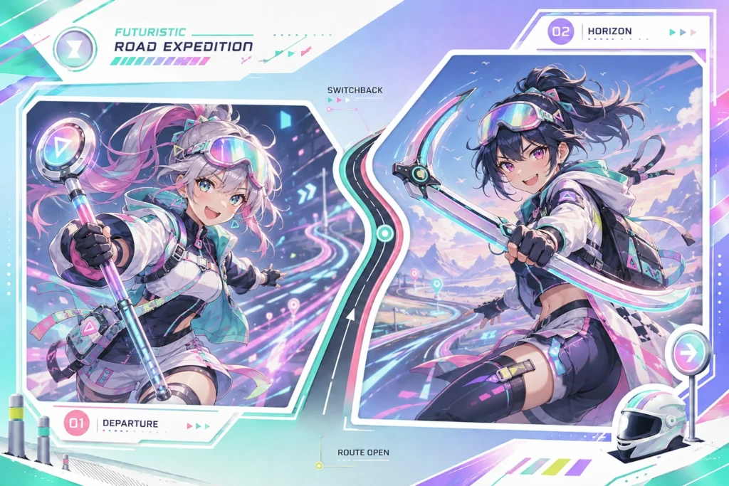 Futuristic Road Expedition Frame