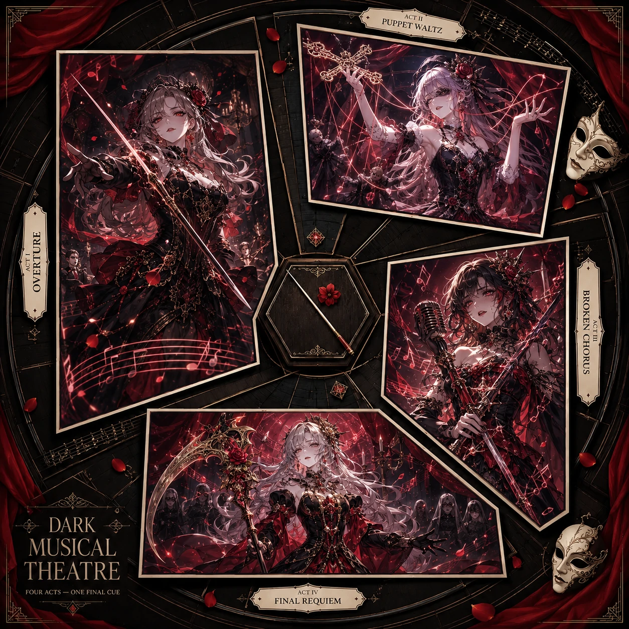 Dark Musical Theatre Collage