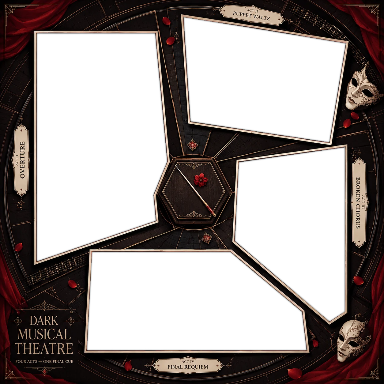 Dark Musical Theatre Collage