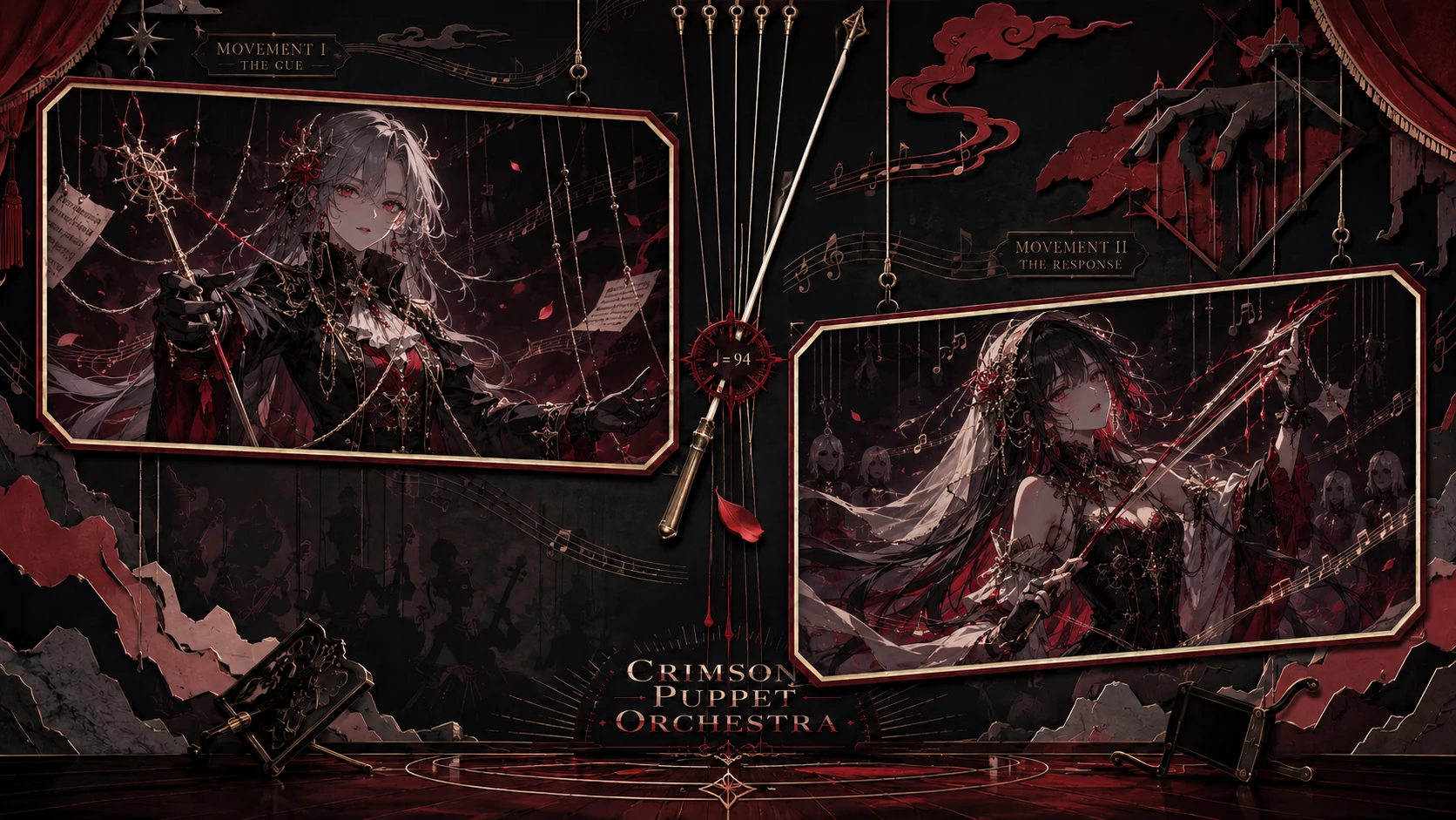 Crimson Puppet Orchestra Stage