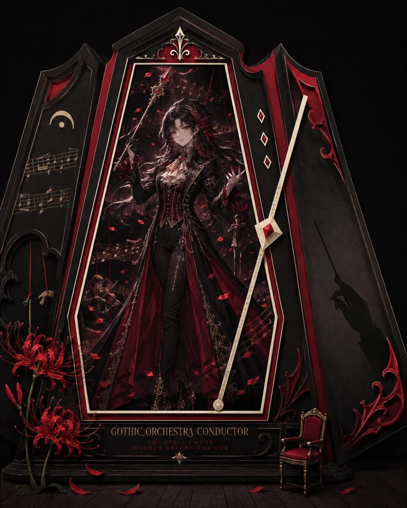 Gothic Orchestra Conductor Card