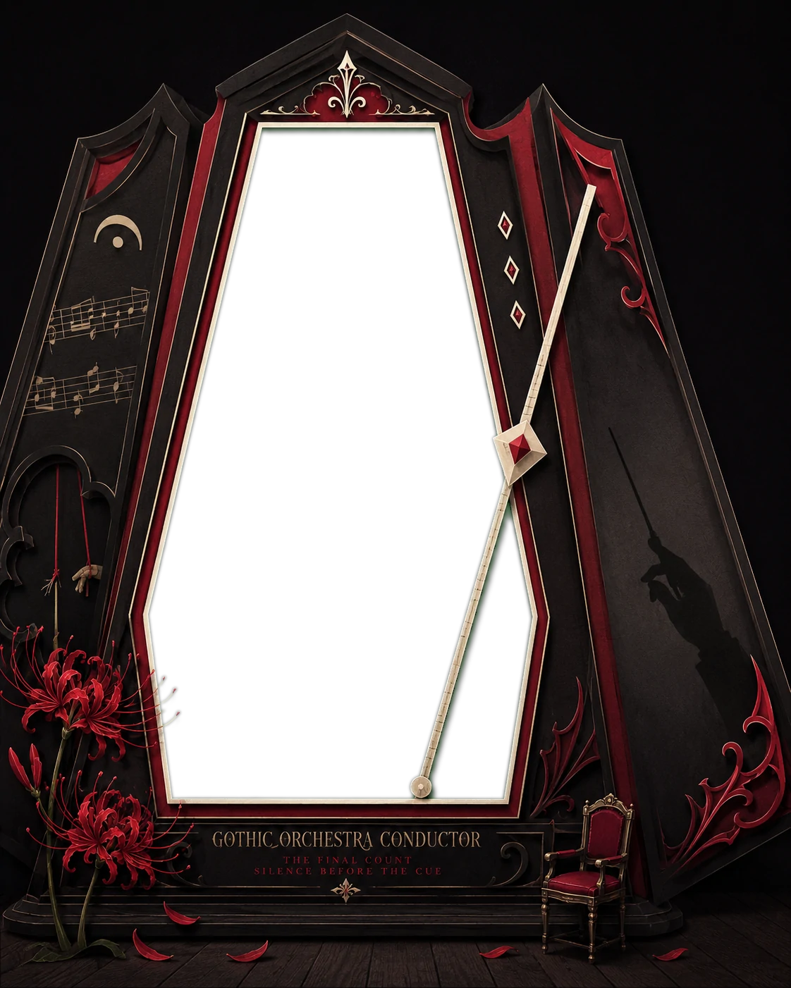 Gothic Orchestra Conductor Card