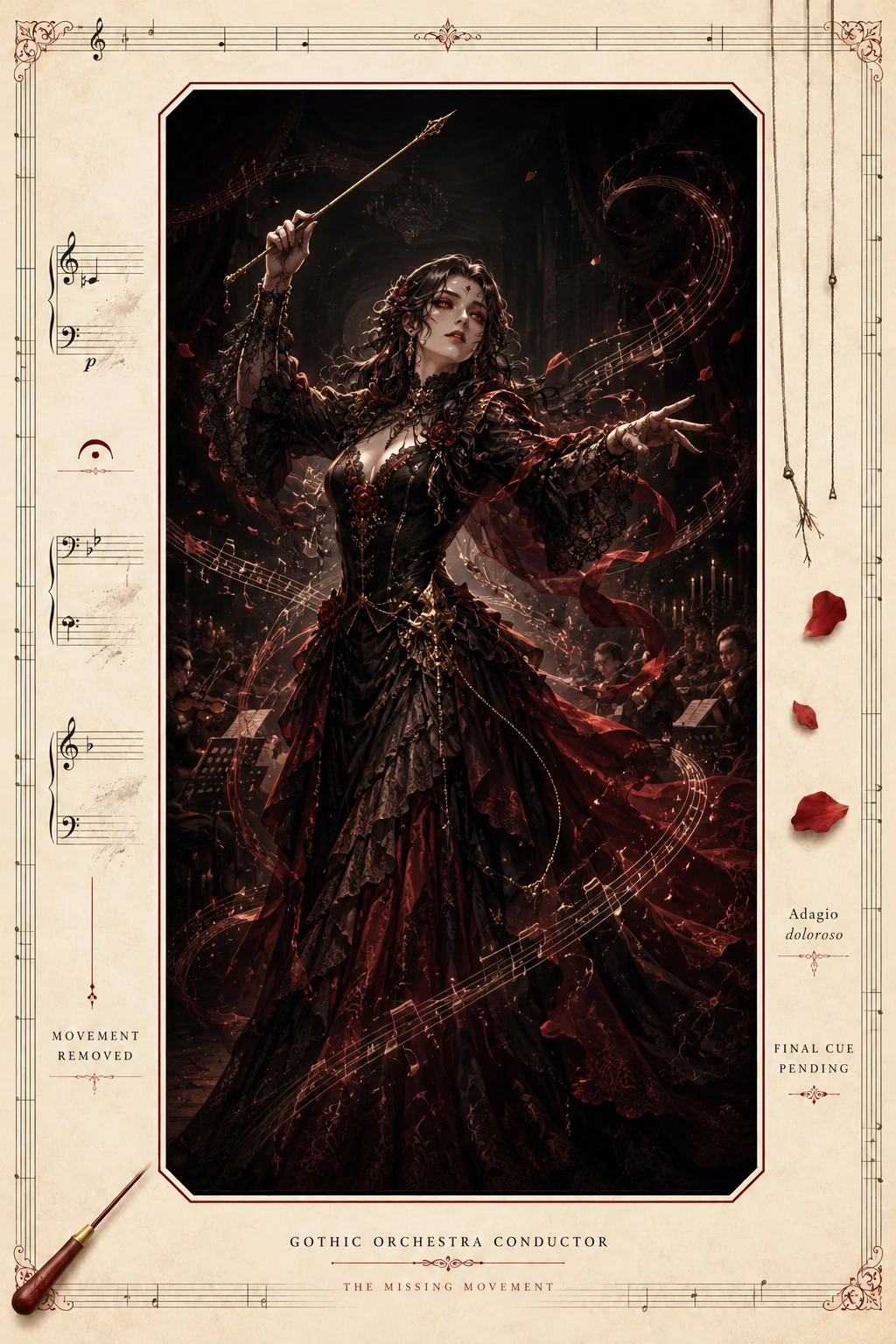 Gothic Orchestra Conductor Card(2)