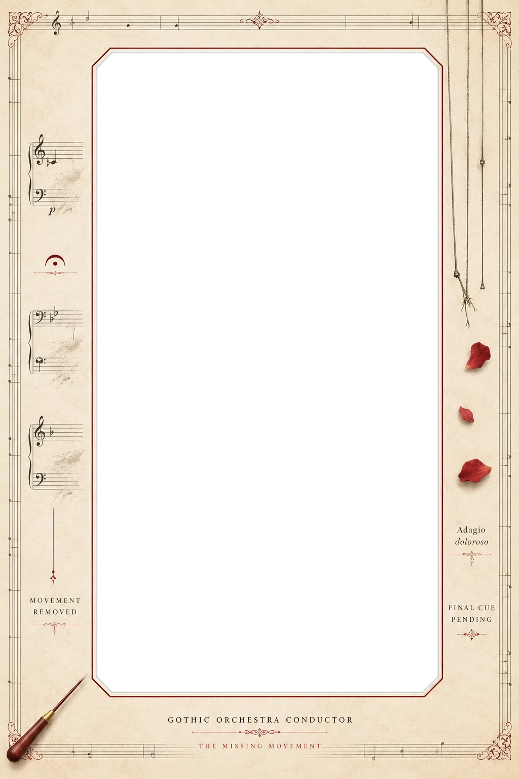 Gothic Orchestra Conductor Card(2)