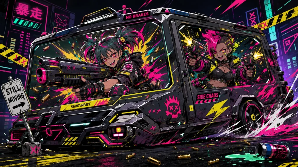 Neon Punk Action Showcase