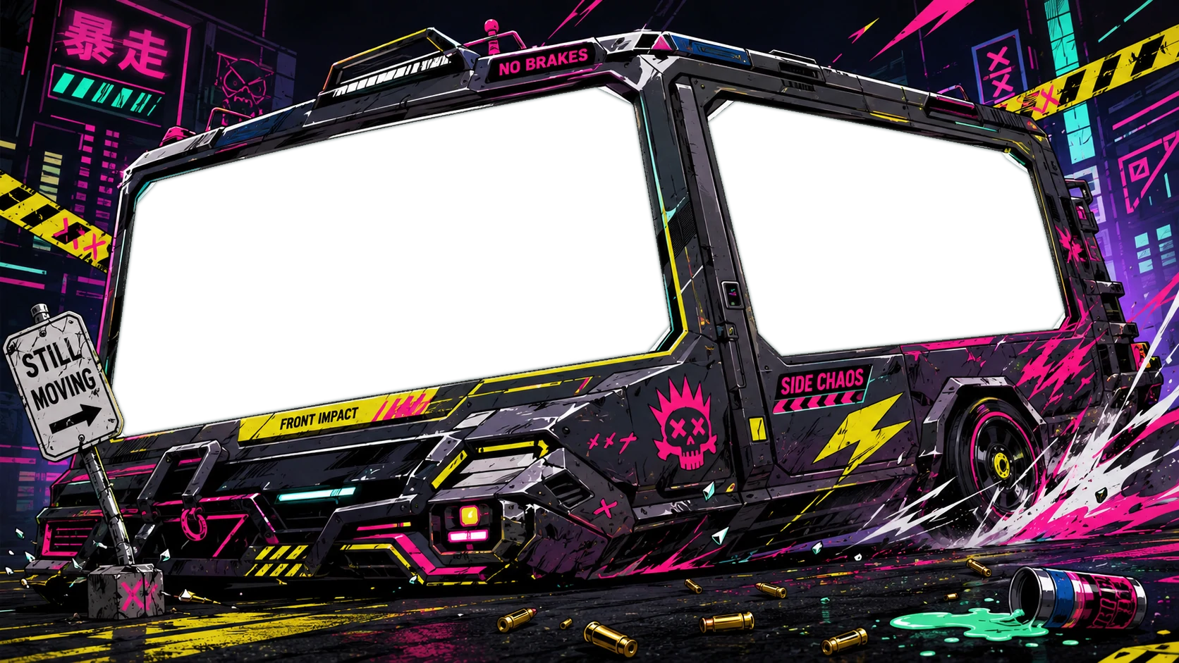 Neon Punk Action Showcase