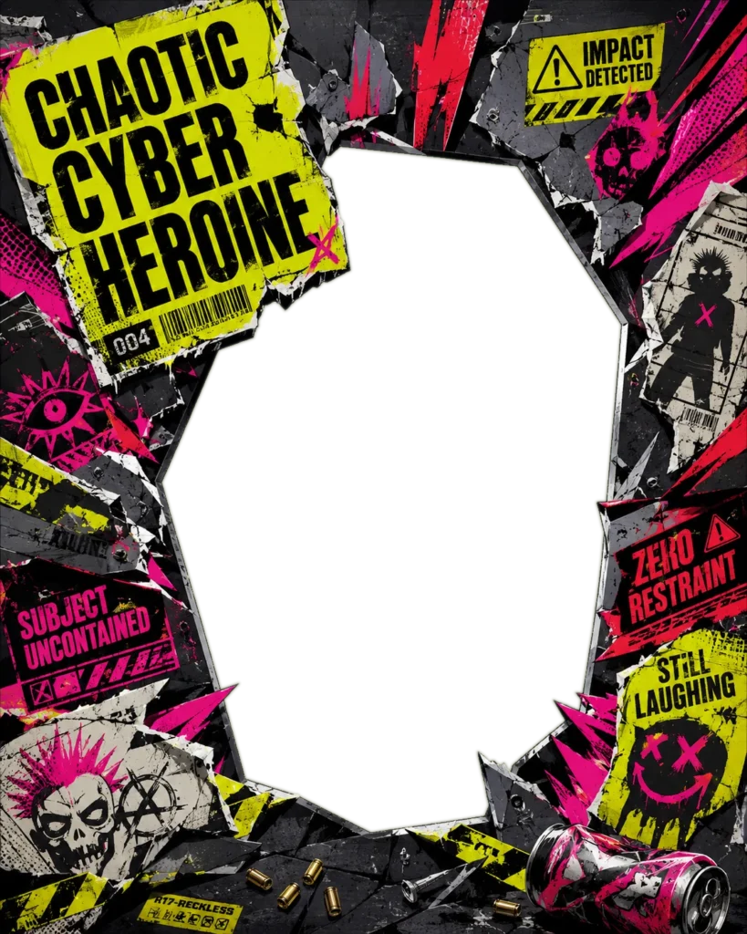 Chaotic Cyber Heroine Card