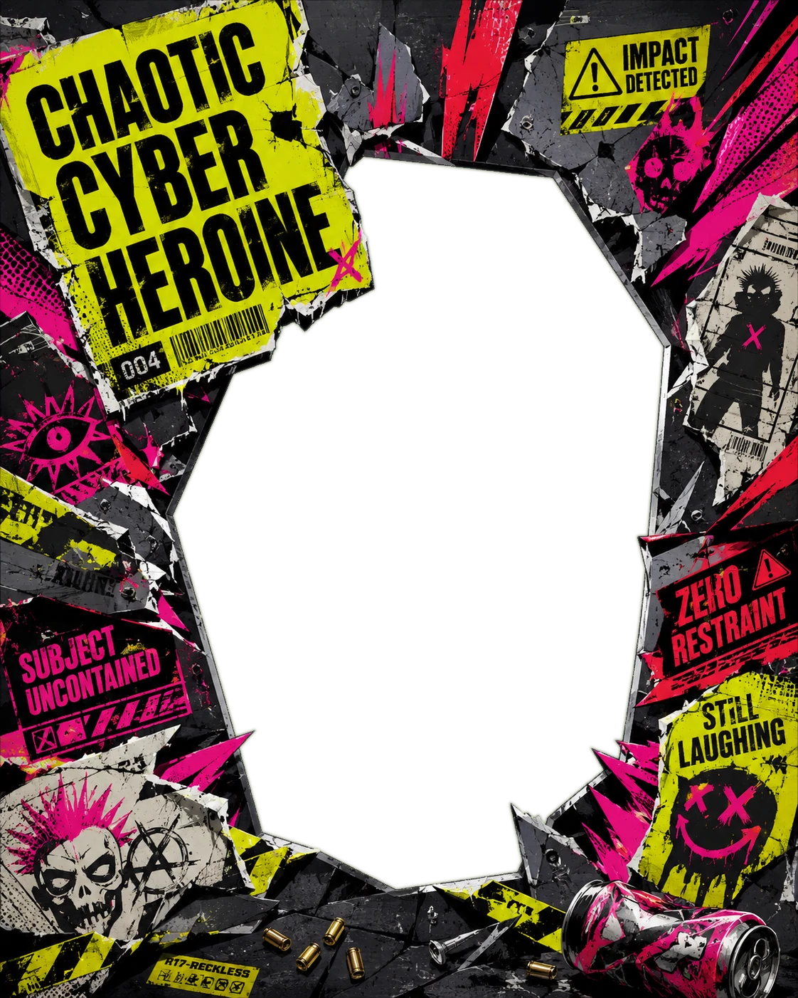 Chaotic Cyber Heroine Card