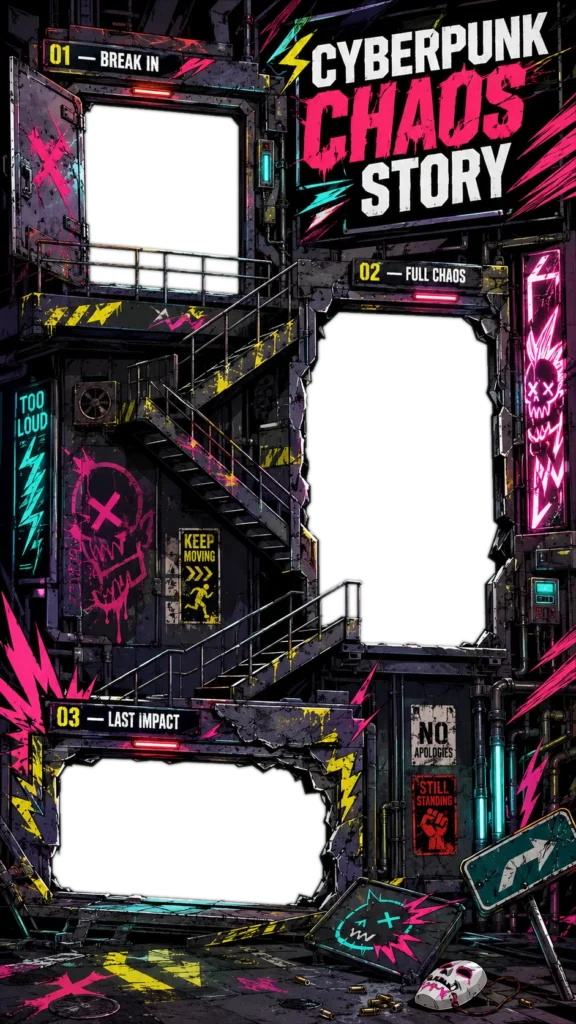 Cyberpunk Chaos Highlight Story