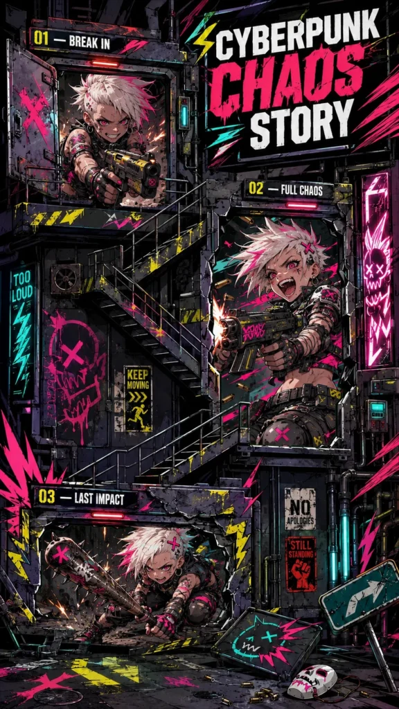 Cyberpunk Chaos Highlight Story