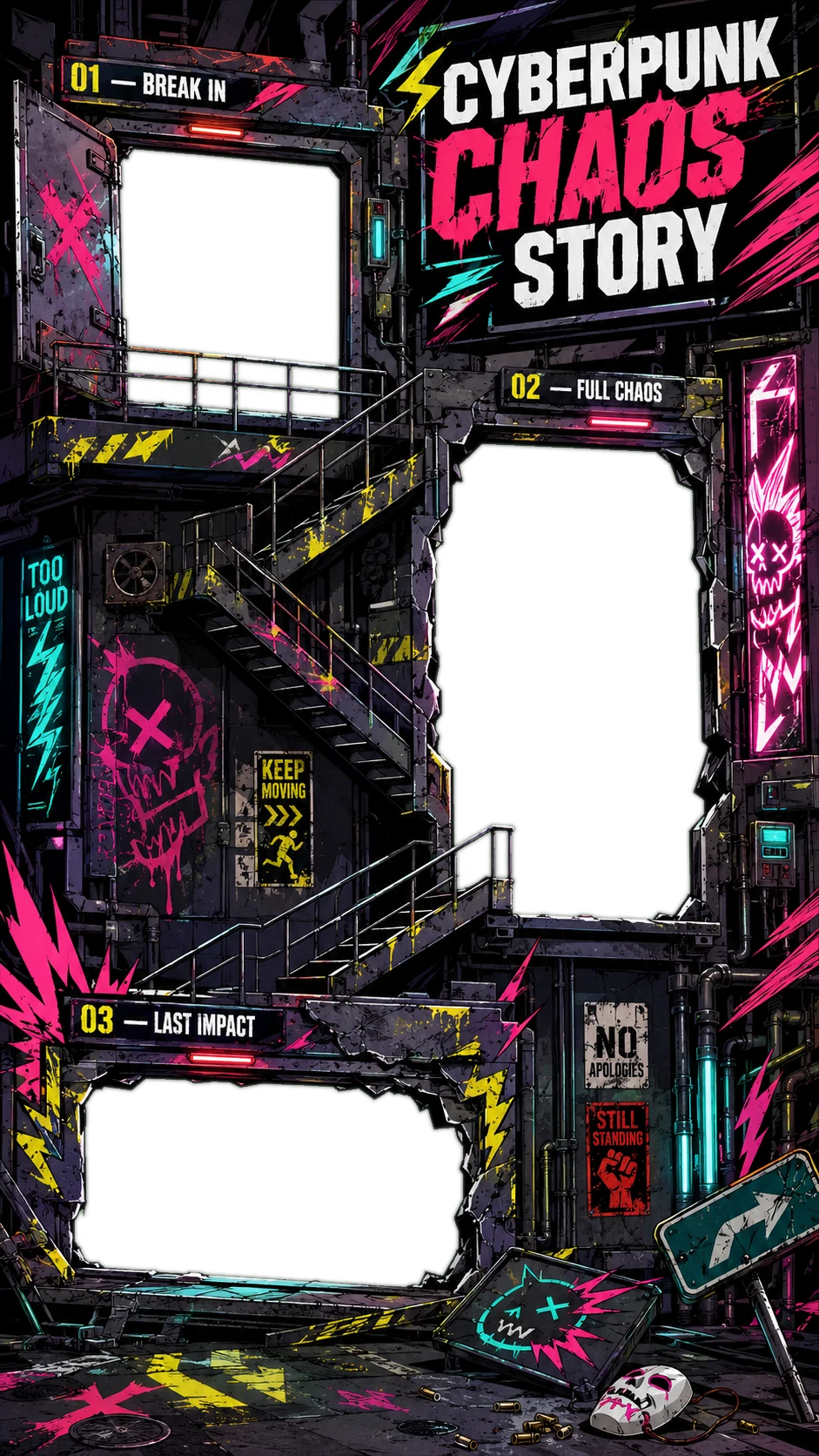 Cyberpunk Chaos Highlight Story