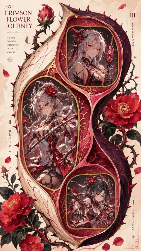 Crimson Flower Journey Story