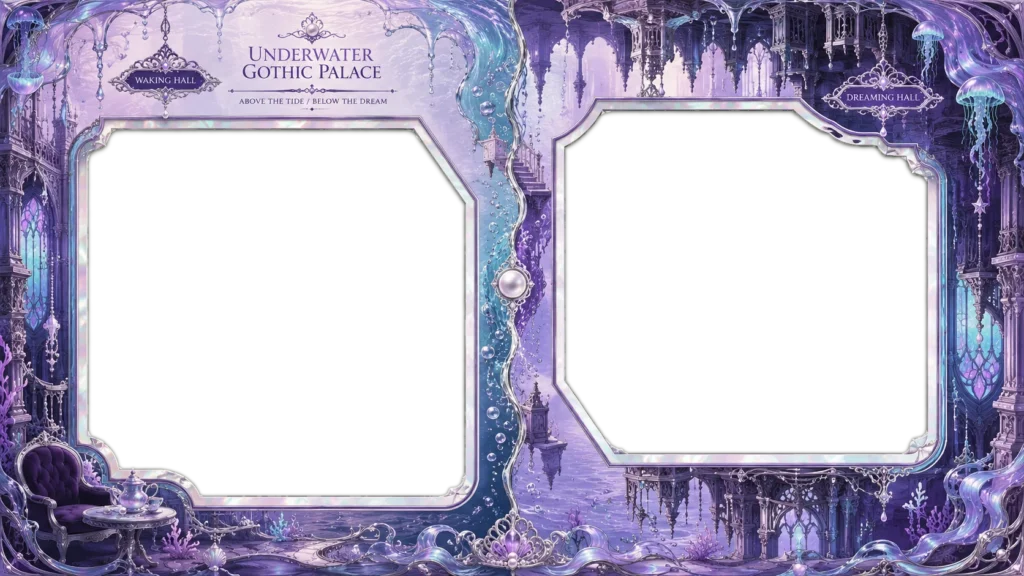 Underwater Gothic Palace Frame