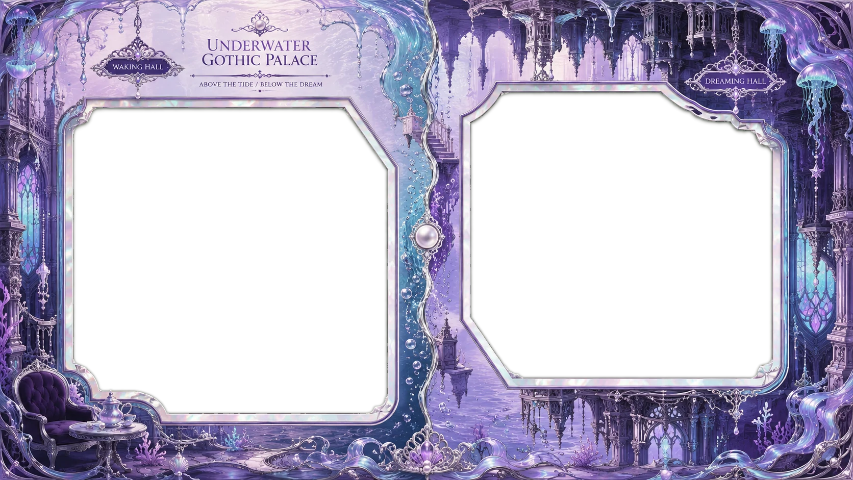 Underwater Gothic Palace Frame