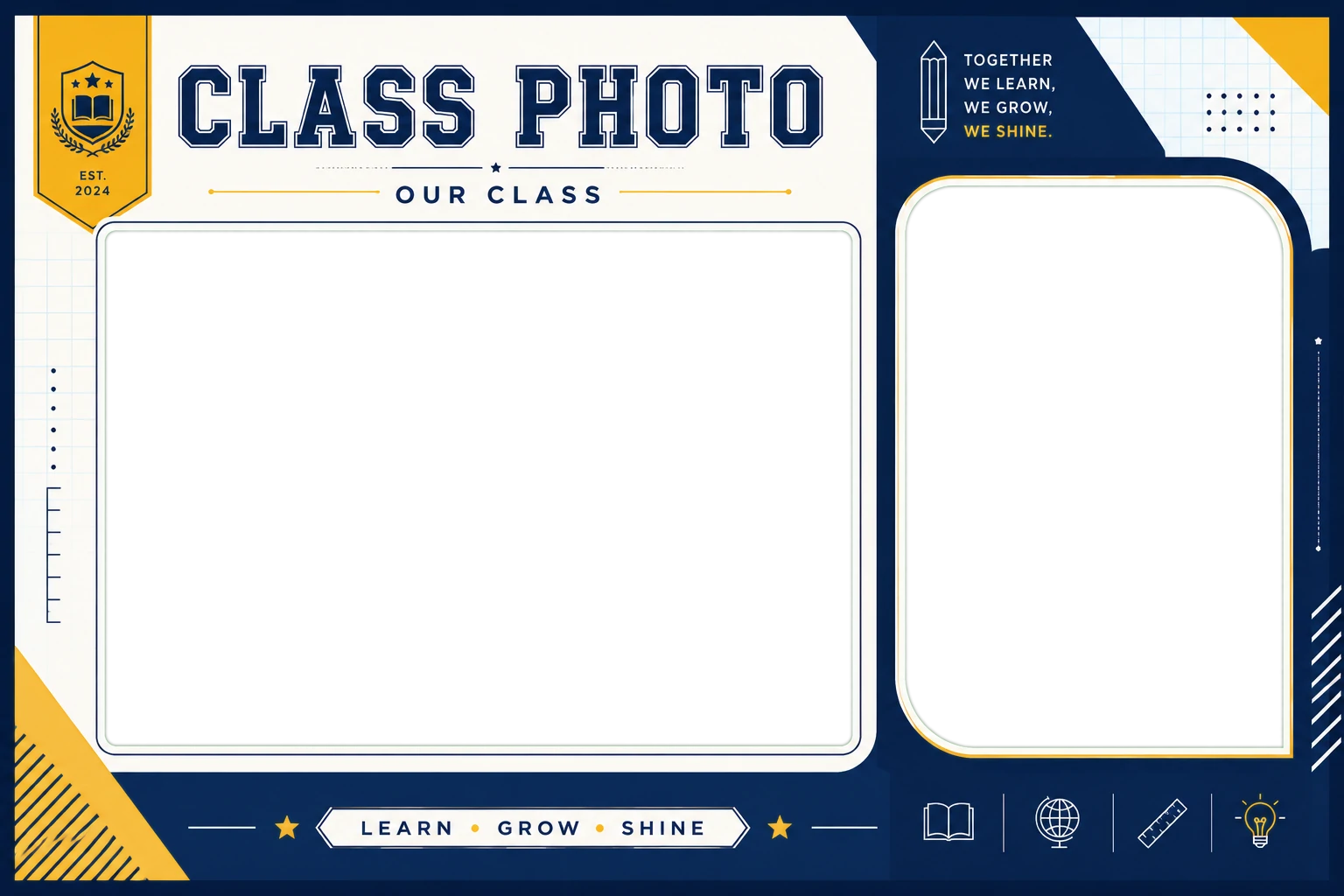 Modern Class Photo Frame