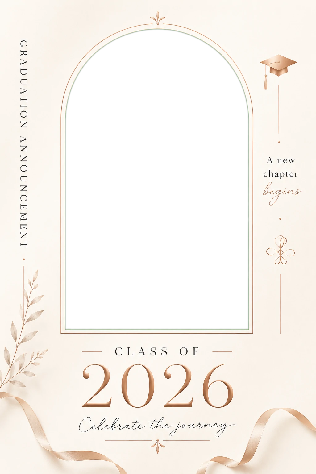 Elegant Graduation Announcement