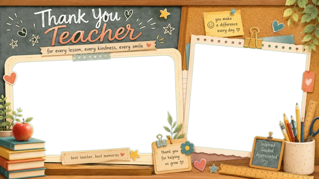 Thank You Teacher Memory Board