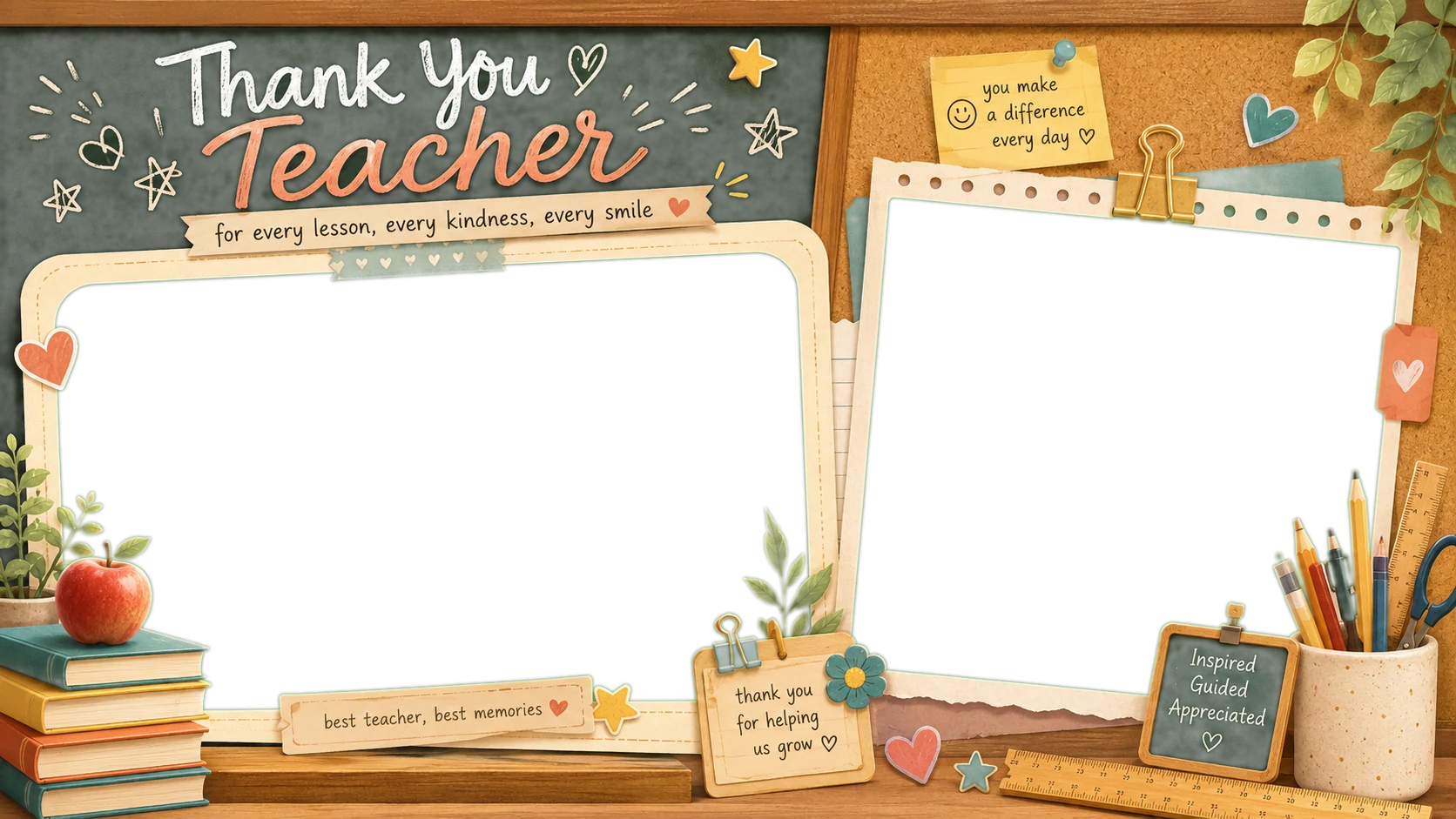 Thank You Teacher Memory Board