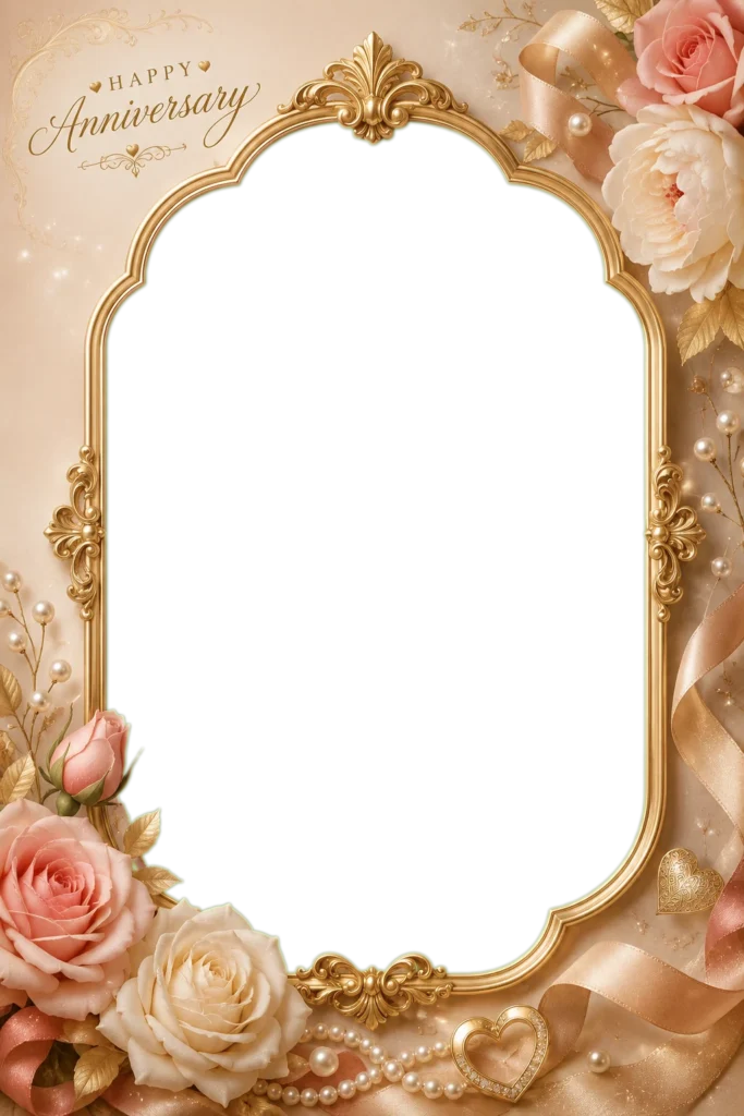 Elegant Anniversary Photo Card