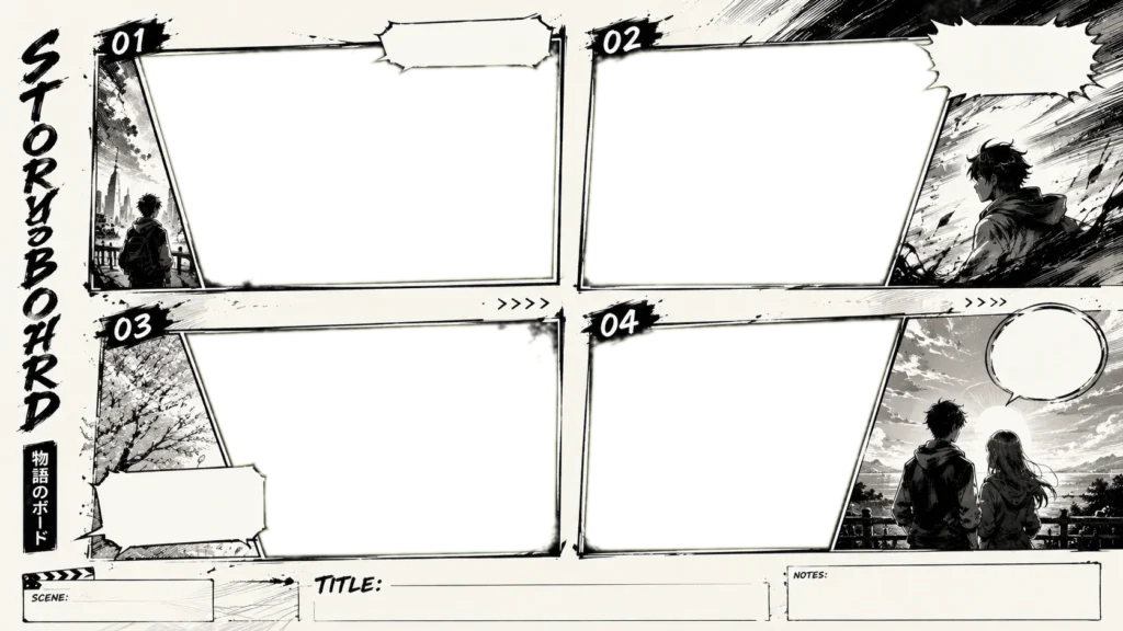 Cinematic Manga Storyboard