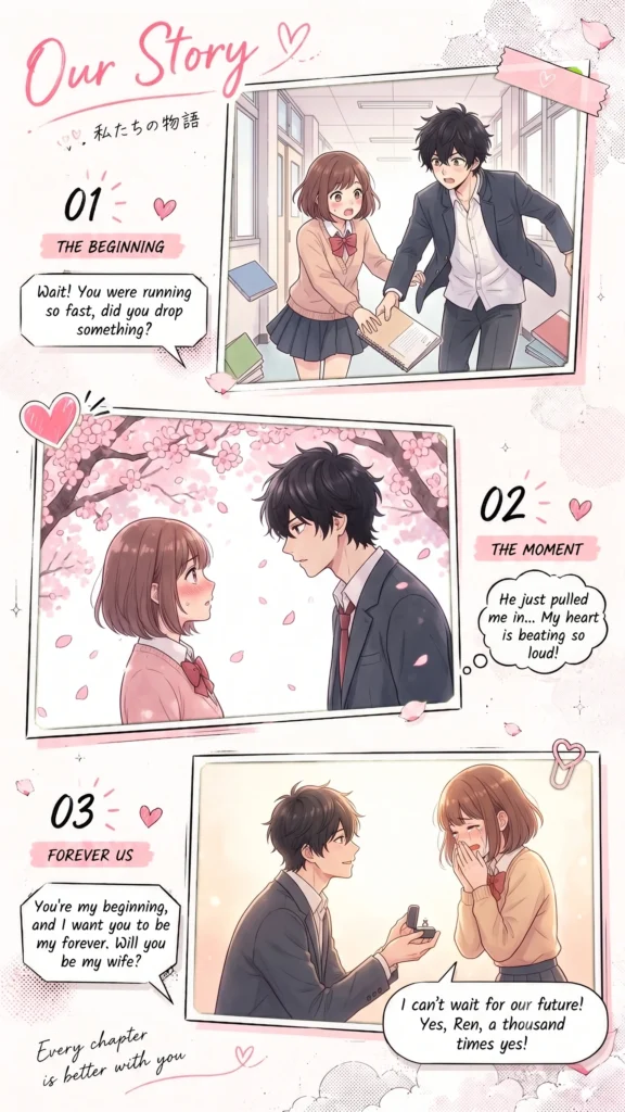 Romantic Manga Story Timeline(2)