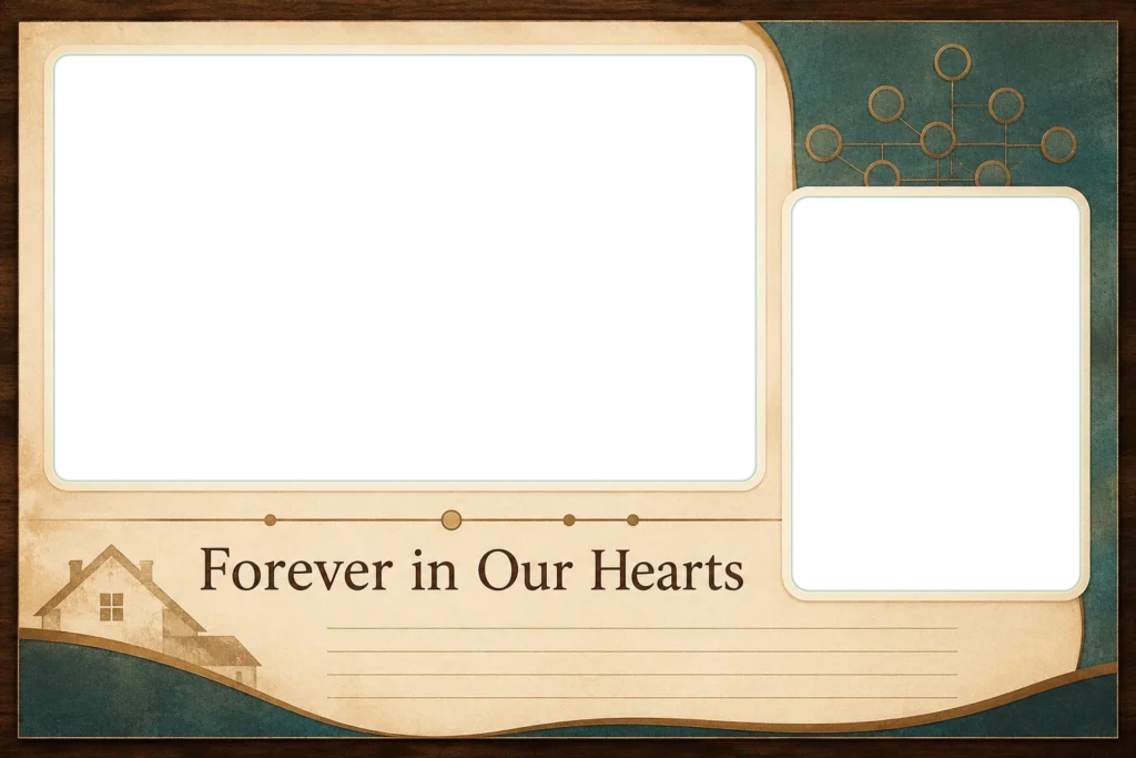 Family Tribute Memory Frame