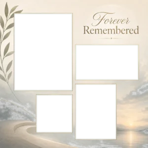Peaceful Memorial Photo Collage
