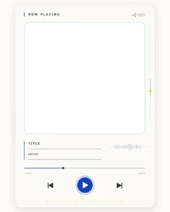 Minimal Now Playing Card