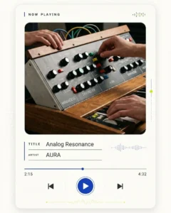 Minimal Now Playing Card