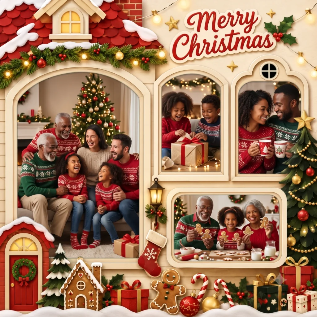 Christmas Family Collage