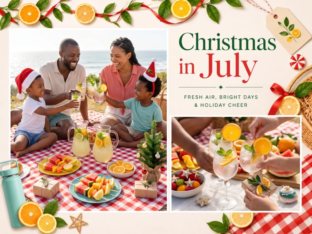 Citrus Garland Christmas Picnic