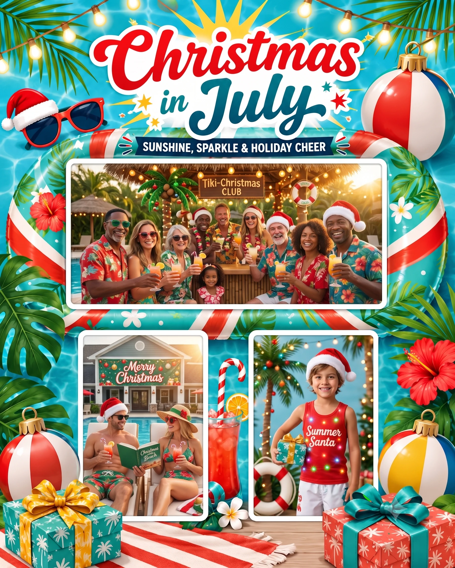 Tropical Poolside Christmas Club