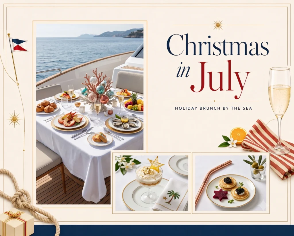 Yacht Deck Christmas Brunch
