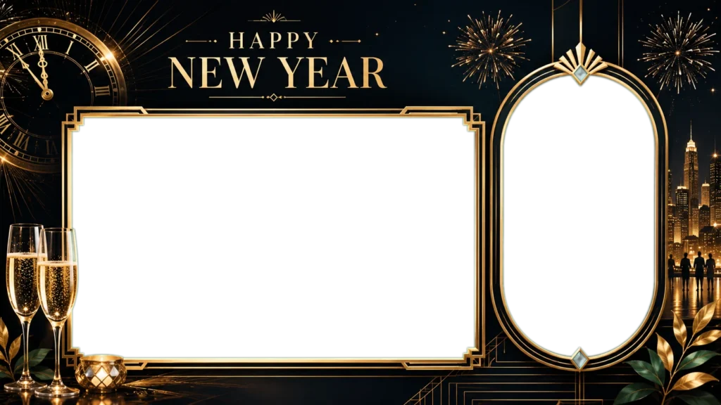 Golden New Year Celebration